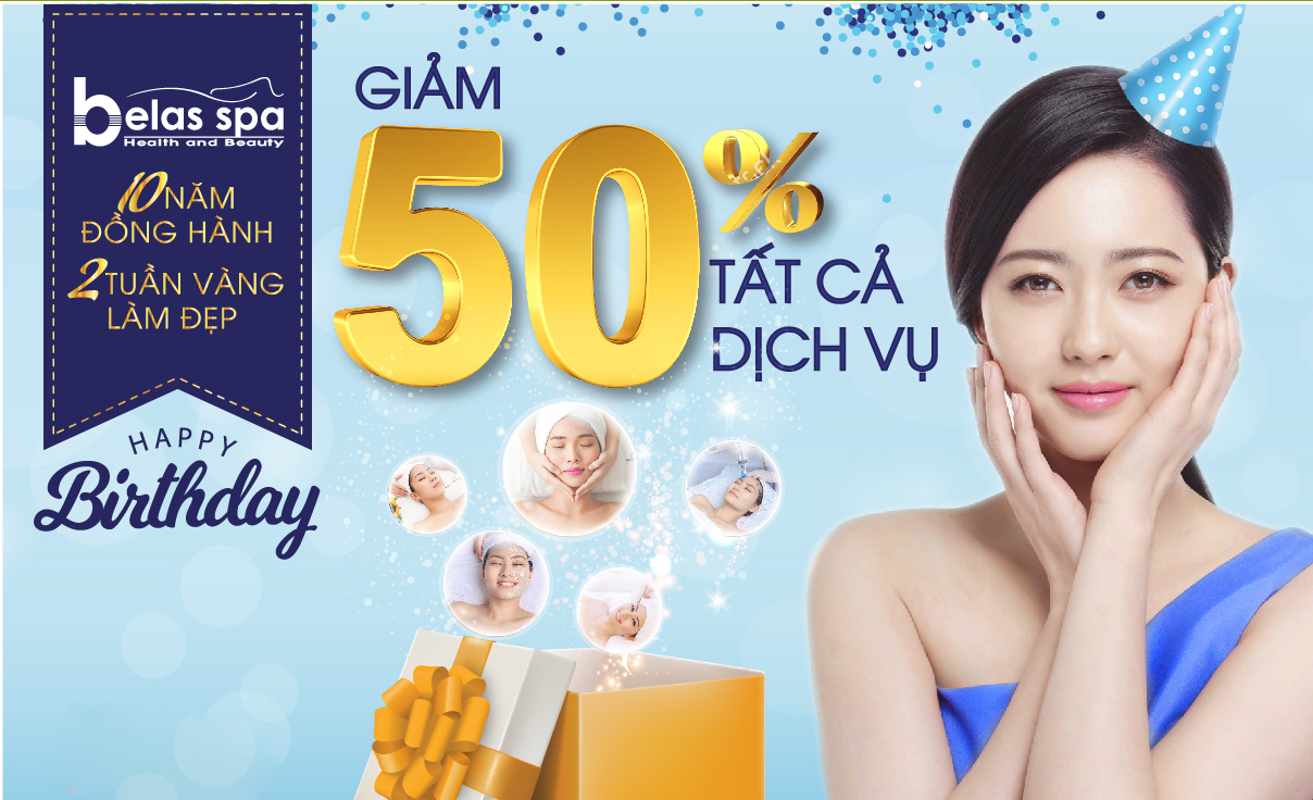 Đánh dấu 10 năm thành công- Belas Spa ưu đãi khủng