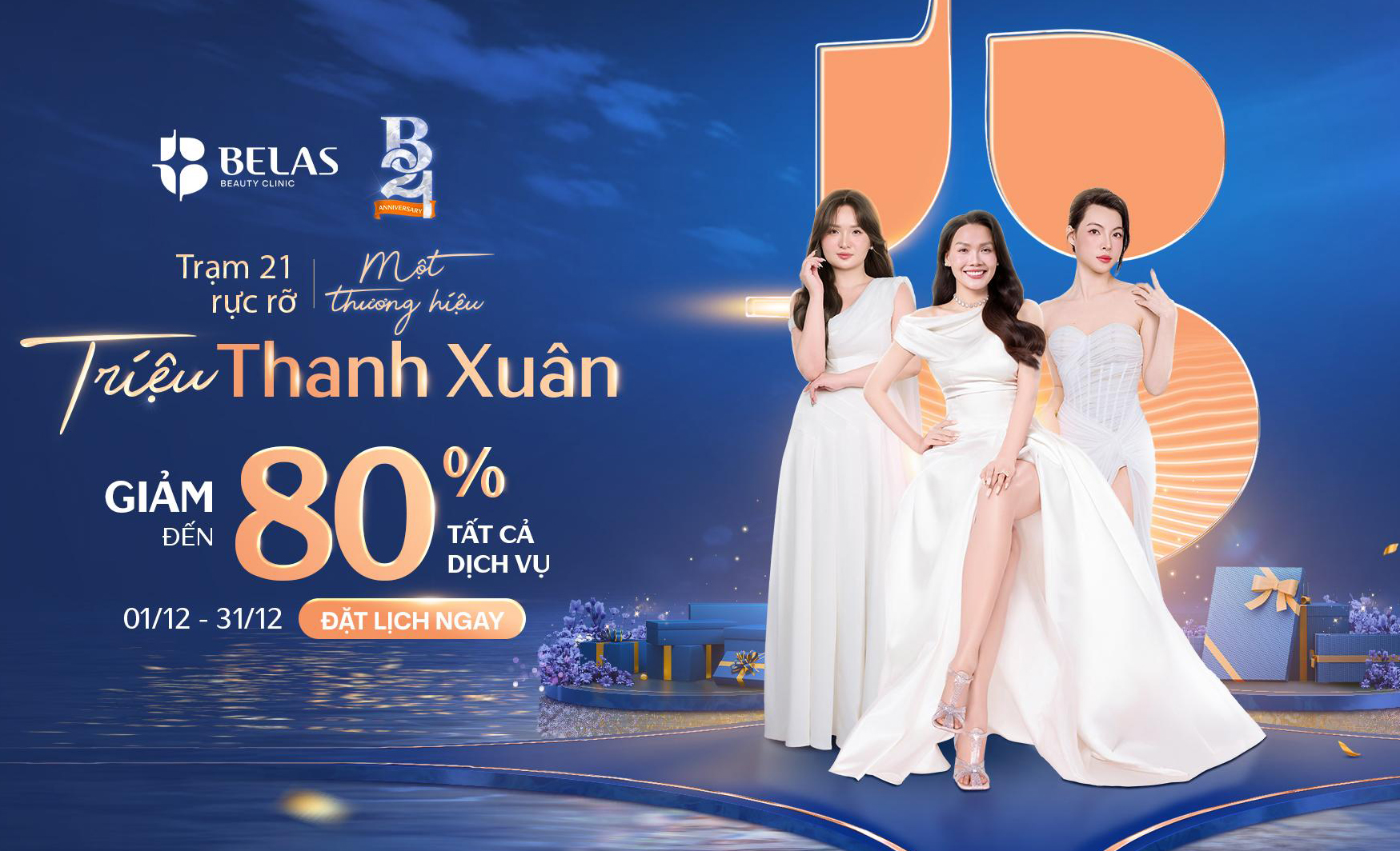 CHƯƠNG TRÌNH LẬT THẺ MAY MẮN – RINH VÀNG LIỀN TAY MỪNG SINH NHẬT BELAS BEAUTY CLINIC